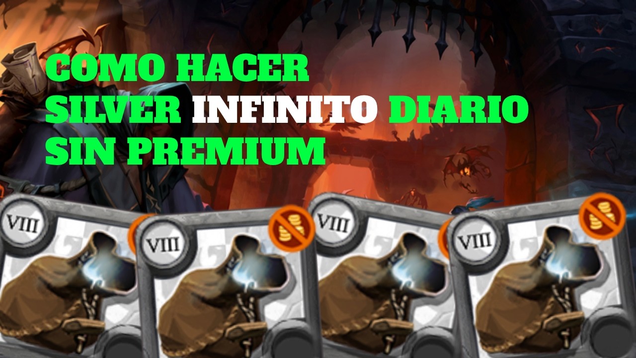 Como hacer silver infinito diario sin premium en Albion Online