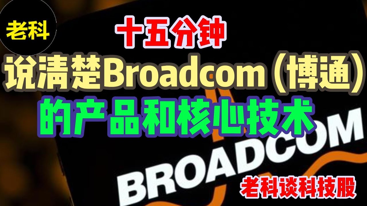 【258期】十五分钟，说清楚Broadcom (博通)的产品和核心技术，它为什么让Nvida感到害怕？为什么定制AI芯片很有竞争力？