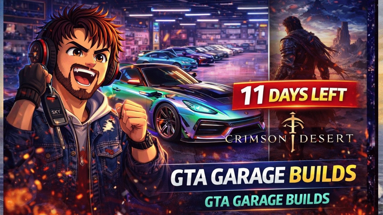 11 Days Until Crimson Desert 👀 GTA Garage Build