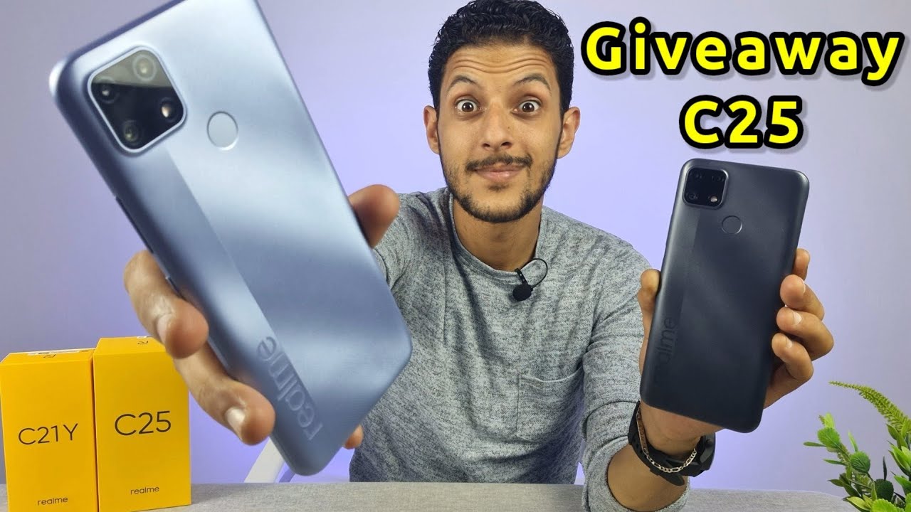 هواتف ريلمي الحديدية | Realme C25 Giveaway