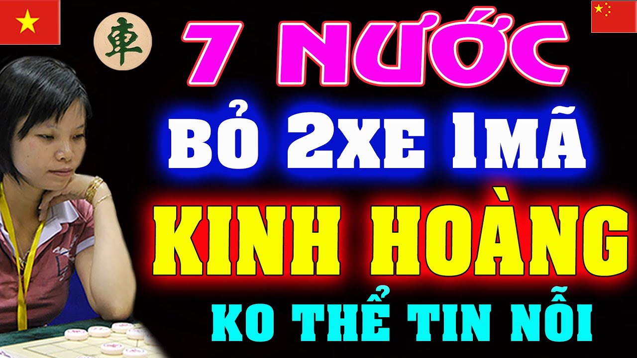 Quỷ Kế Bẫy Xe TÀN ĐỘC CHƯA TỪNG THẤY, Ngô Lan Hương bỏ 2 Xe 1 MÃ | Cờ tướng Việt