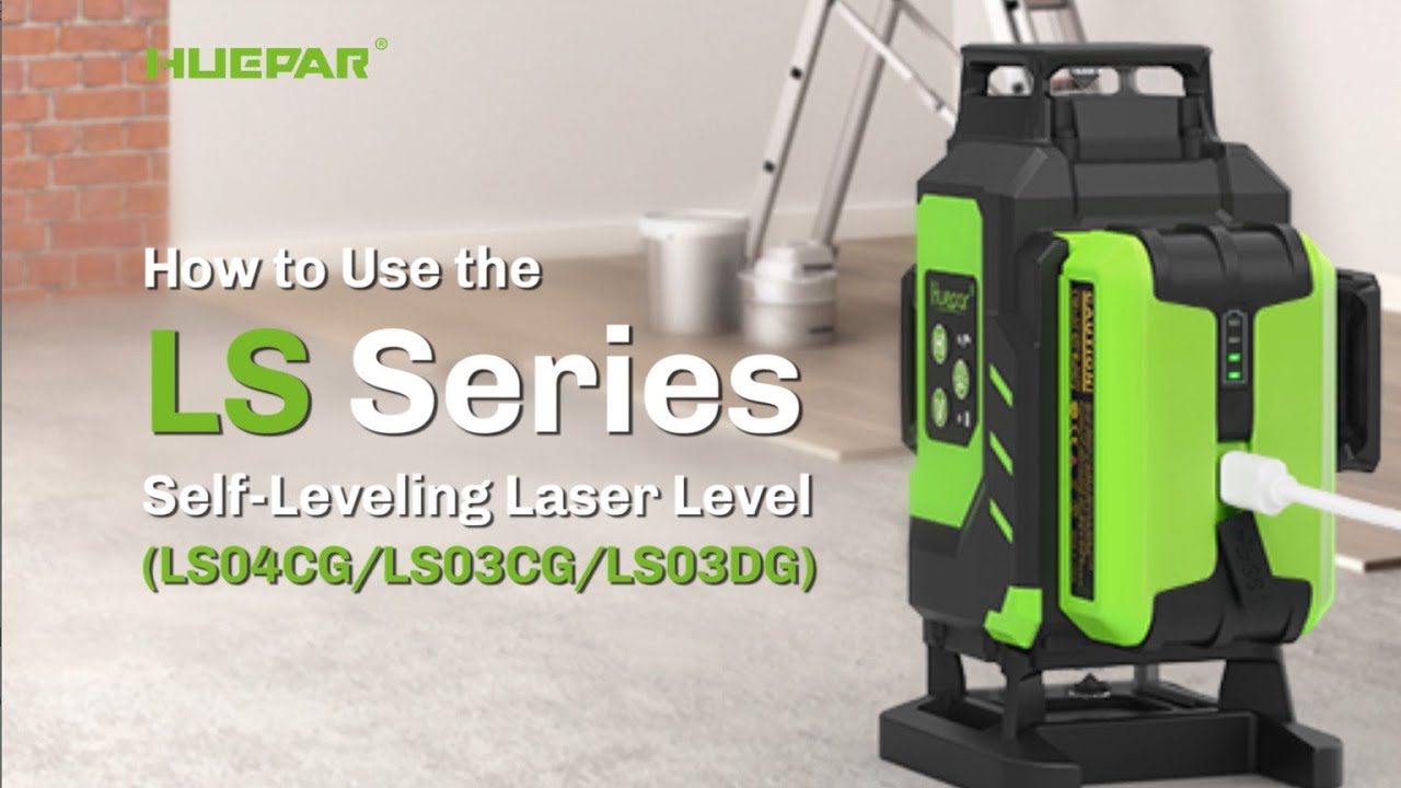 How to Use the LS Series Self-Leveling Laser Level (LS04CG/LS03CG/LS03DG)