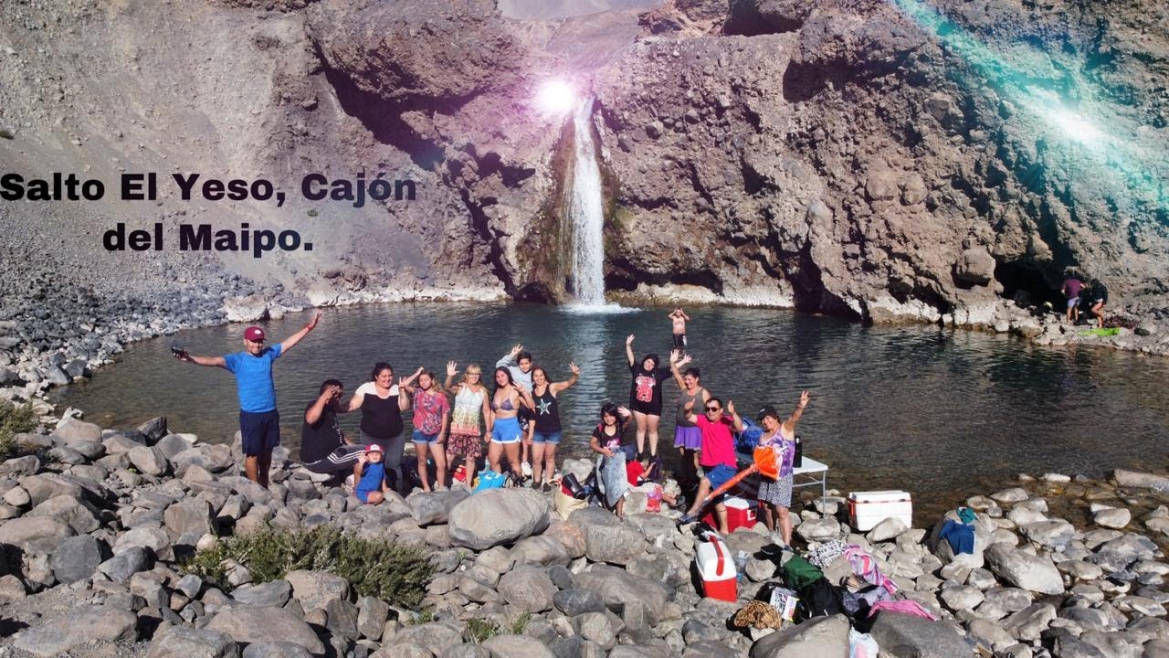 Salto El Yeso, Cajón del Maipo, Gran Paseo Familiar.