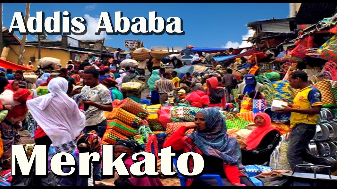 Walking Tour Merkato Addis Ababa, Ethiopia  2023