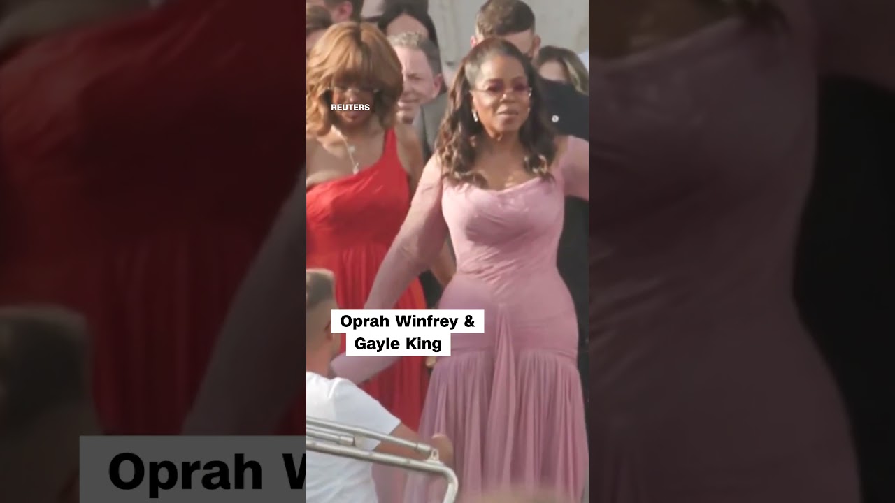 Celebrities dazzle in their wedding attire as they leave for the Bezos-Sanchez ceremony