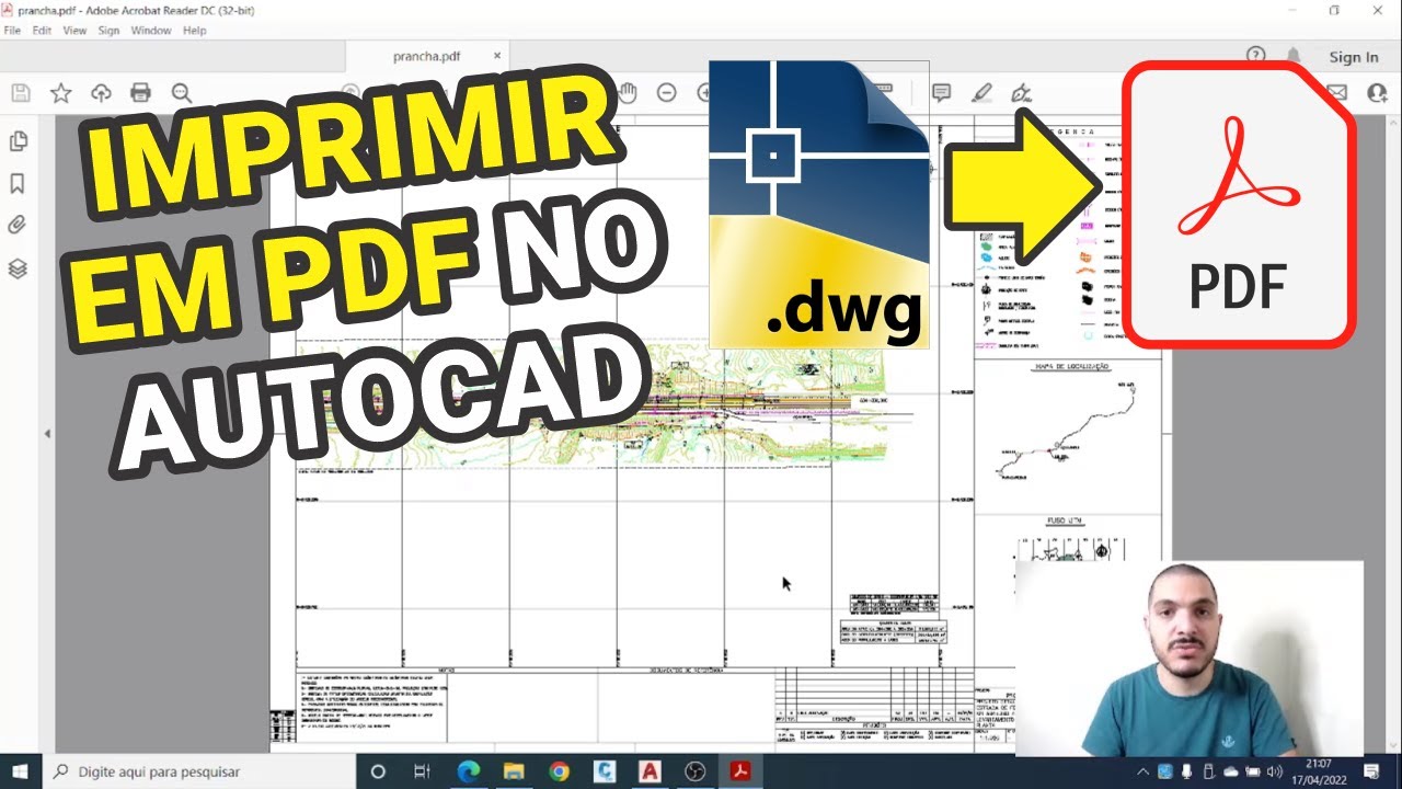 💢 Como imprimir em PDF no AutoCAD - SEM ERRO!