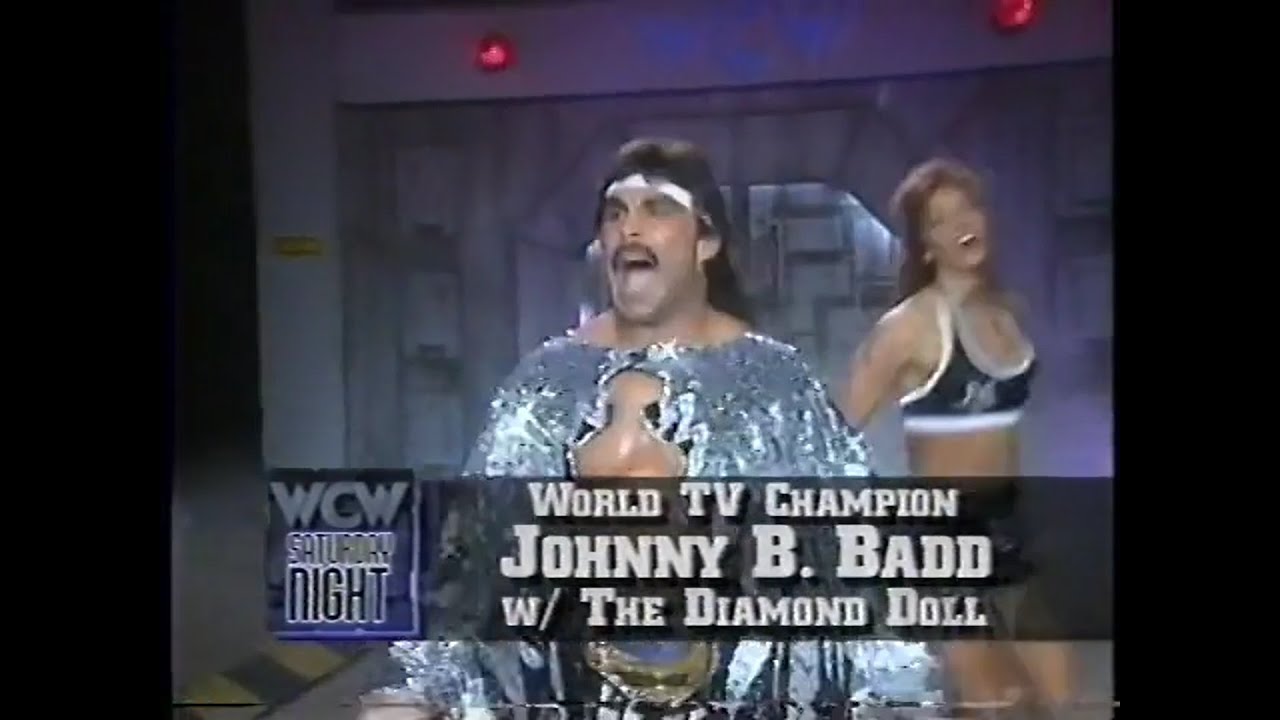 TV Title   Johnny B Badd vs Lex Luger   Saturday Night March 9th, 1996