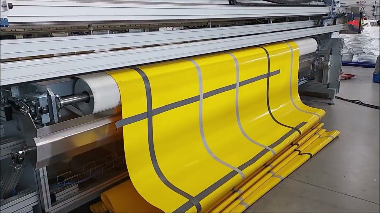 SM-321-HA | Automatic welding station for truck curtains