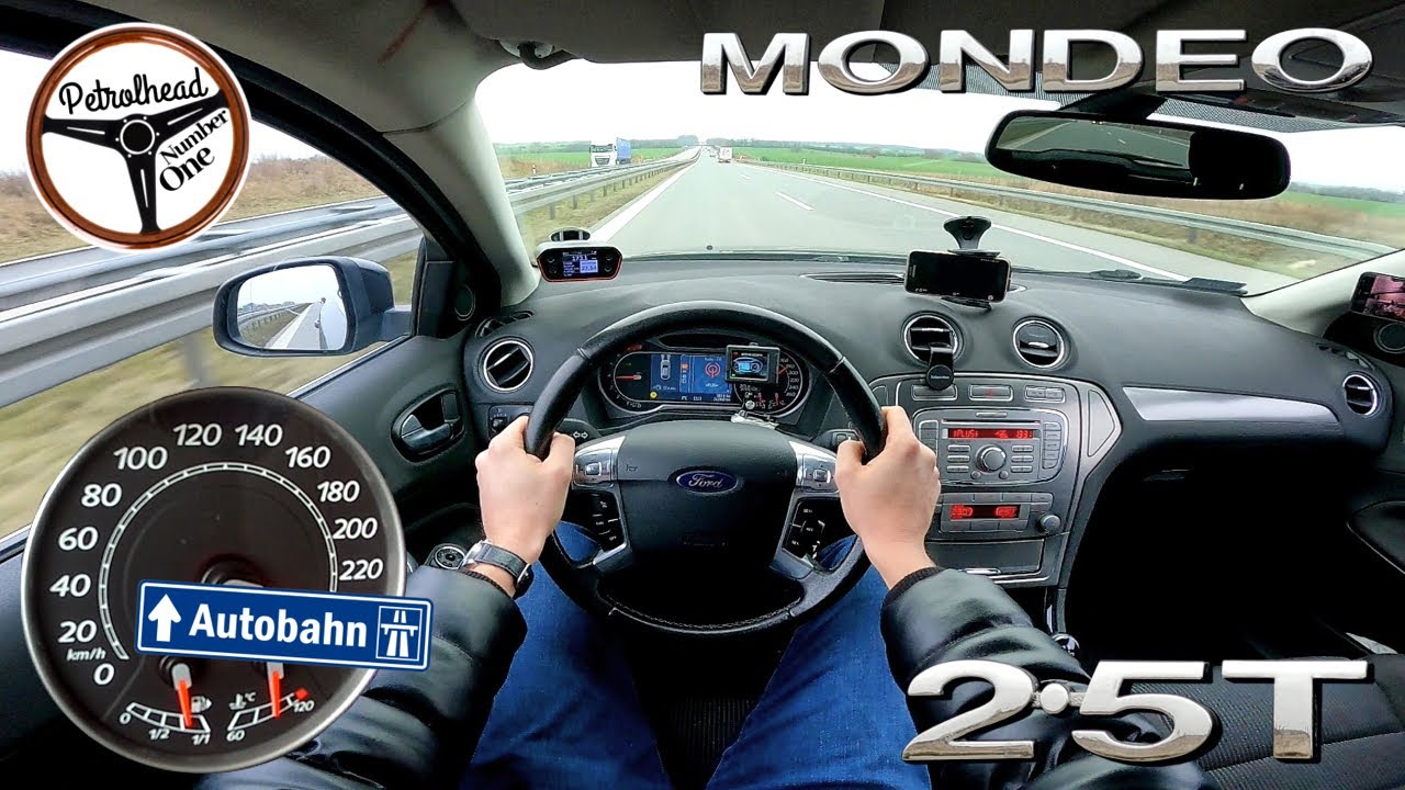 2008 Ford Mondeo 2.5 T | V-MAX. 100-200 km/h. Pr&oacute;ba autostradowa. AUTOBAHN.