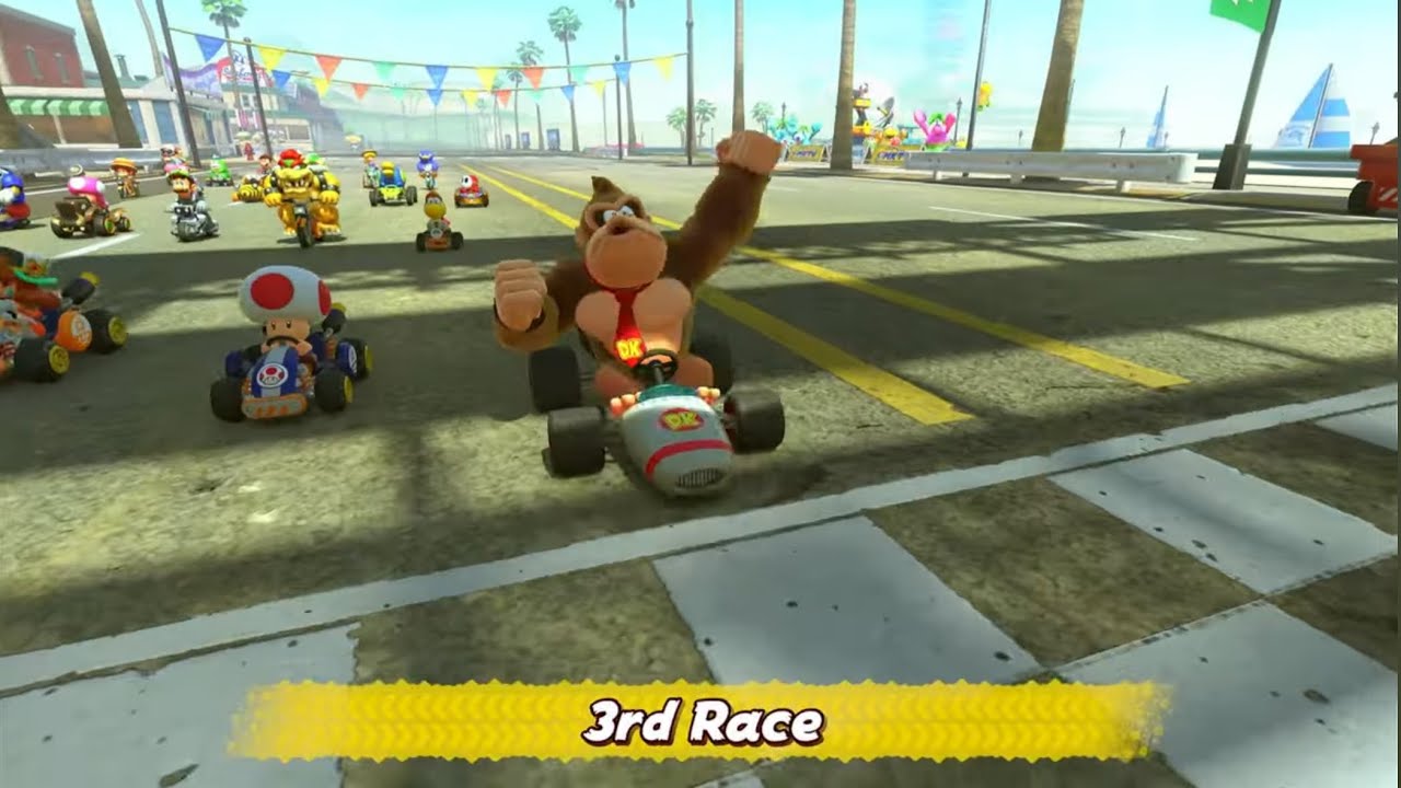 Mario Kart World | Mushroom Cup | Donkey Kong | 4K