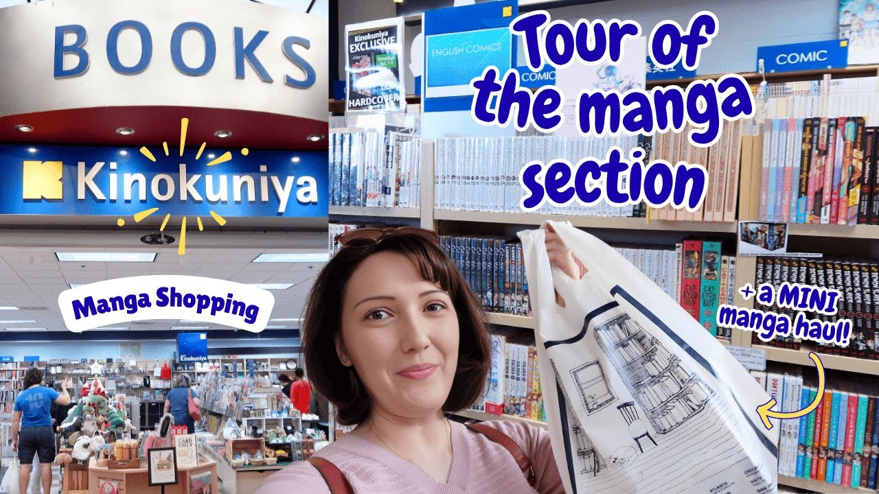 Manga shopping at Kinokuniya bookstore [TOUR] PLUS Gachapon and anime figures! 🌟 San Jose, CA