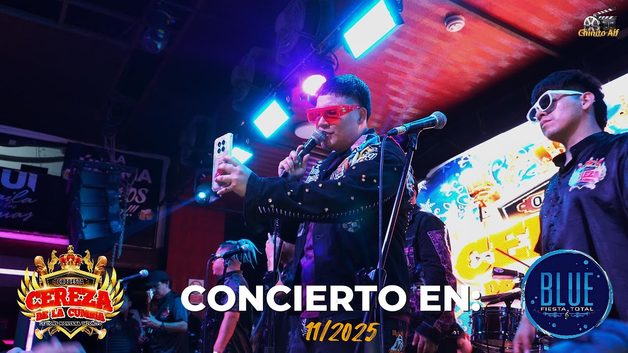AMADA MIA MIX - CEREZA DE LA CUMBIA (en vivo) - CHINITO ALF 4K AUDIOVISUAL - BLUE LOS OLIVOS 2025