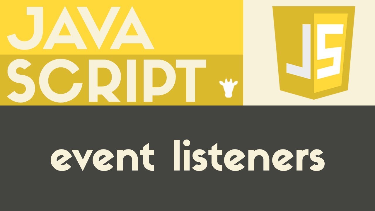 Прослушиватели событий — Javascript — Учебник 14