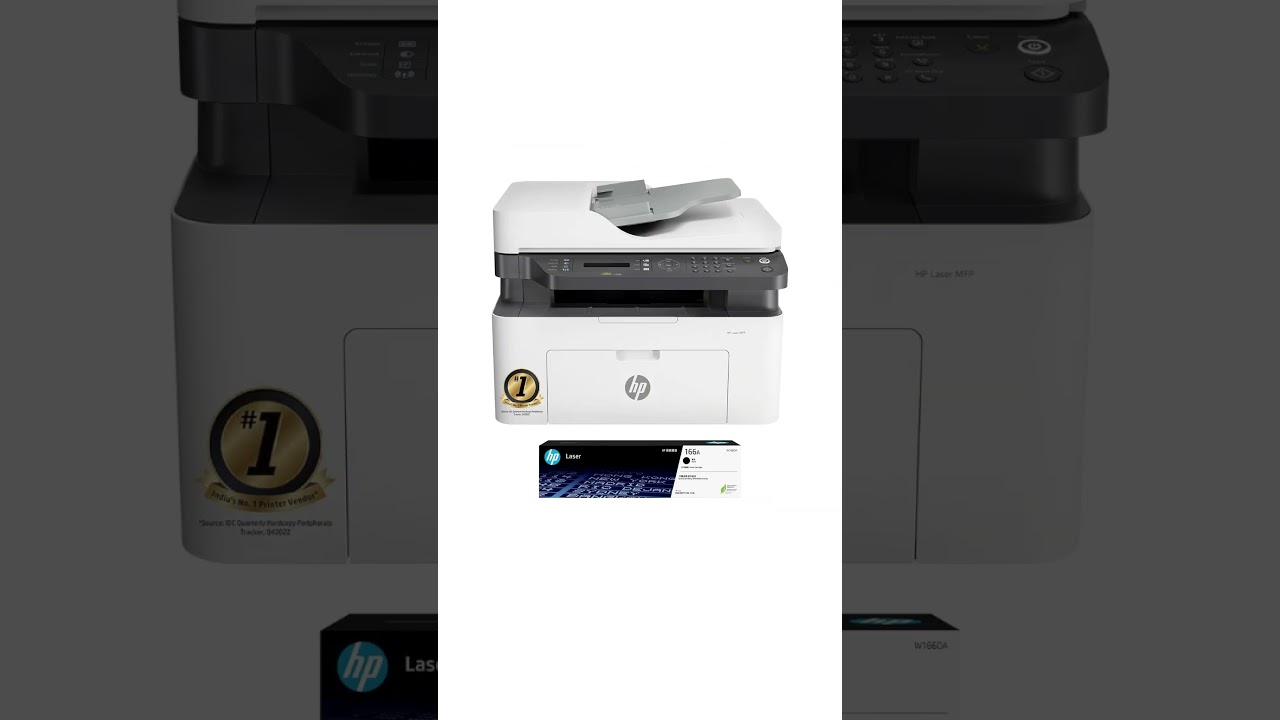HP Laser MFP 1188fnw, Wireless, 40-Sheet ADF, Hi-Speed USB 2.0, Black and White, 715A5A