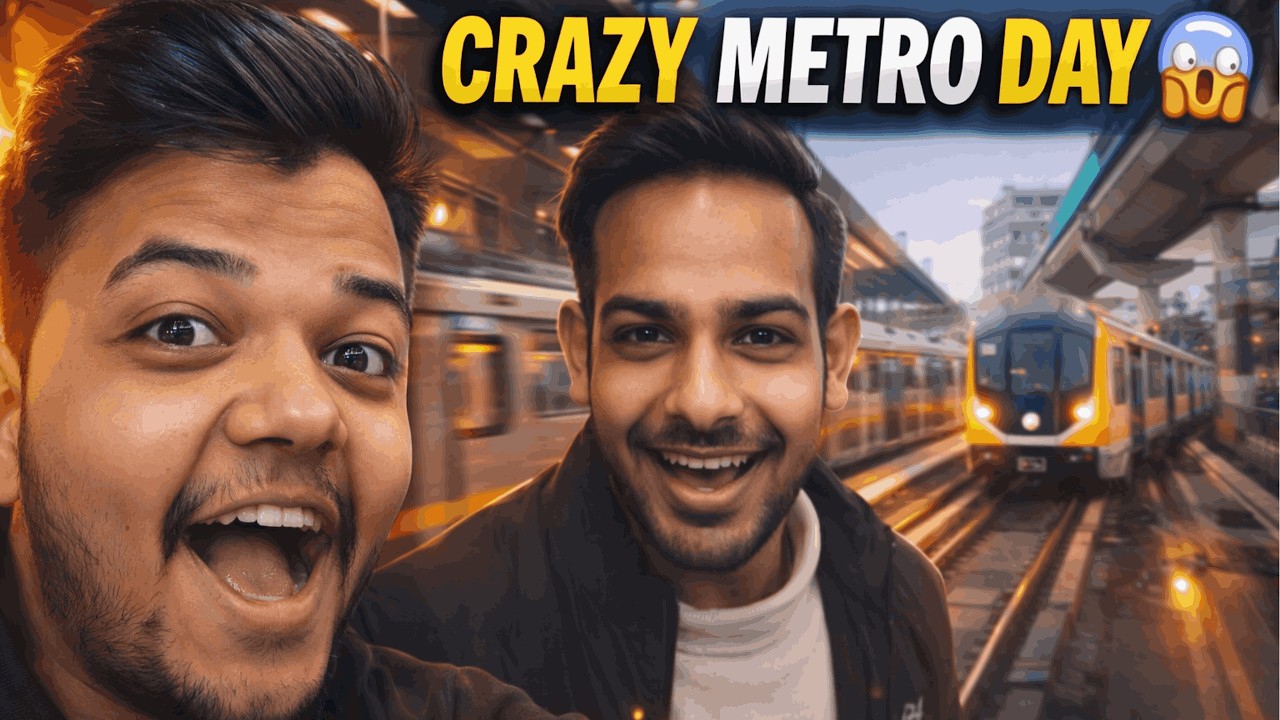 Agra Metro First Ride 😱 | His Reaction Was INSANE!