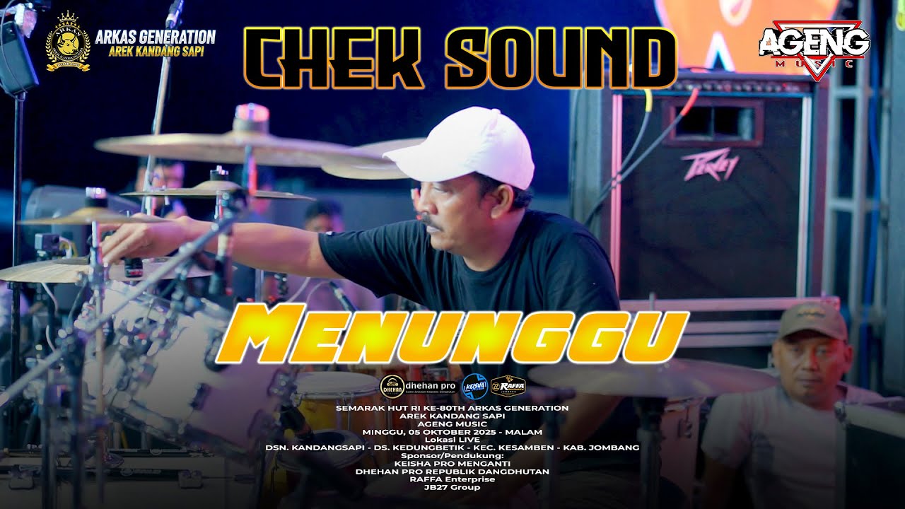 CHEK SOUND MENUNGGU AGENG MUSIC LIVE ARKAS GENERATION