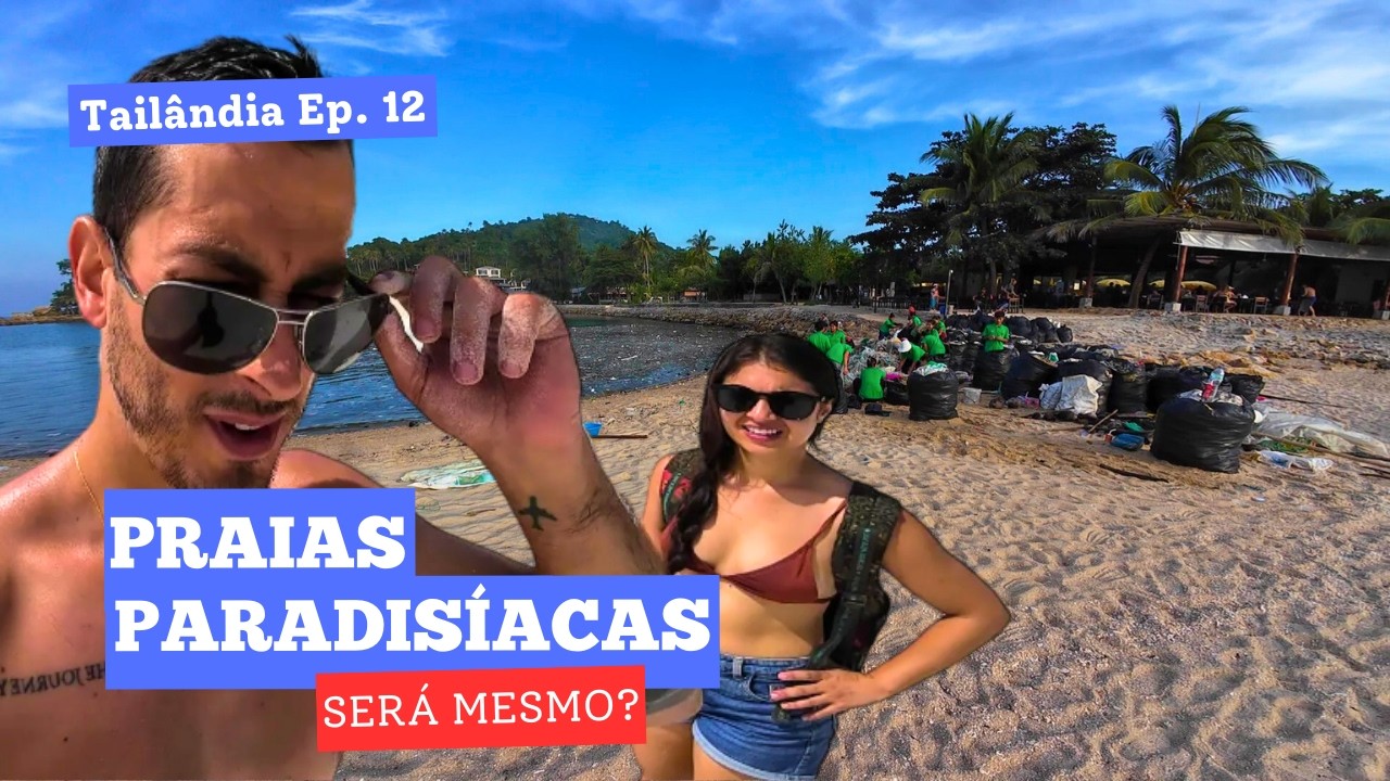 Visitamos TODAS AS PRAIAS de KOH PHANGAN na Tailândia em 1 Dia