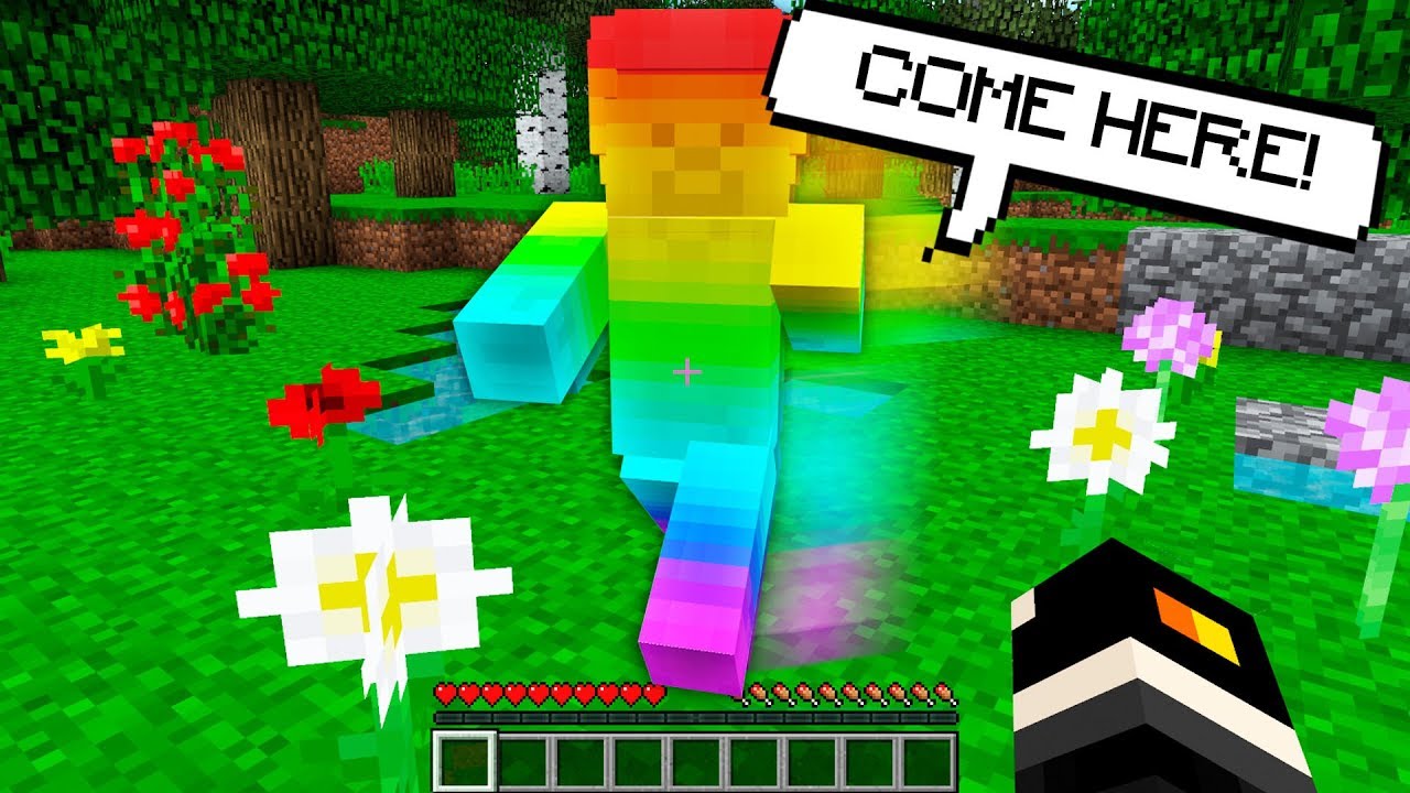 RAINBOW STEVE KIDNAPPED ME IN MINECRAFT!