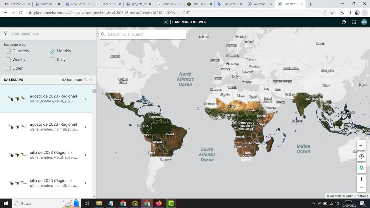 Así se registra en Planet scope para acceder a las imágenes de alta resolución