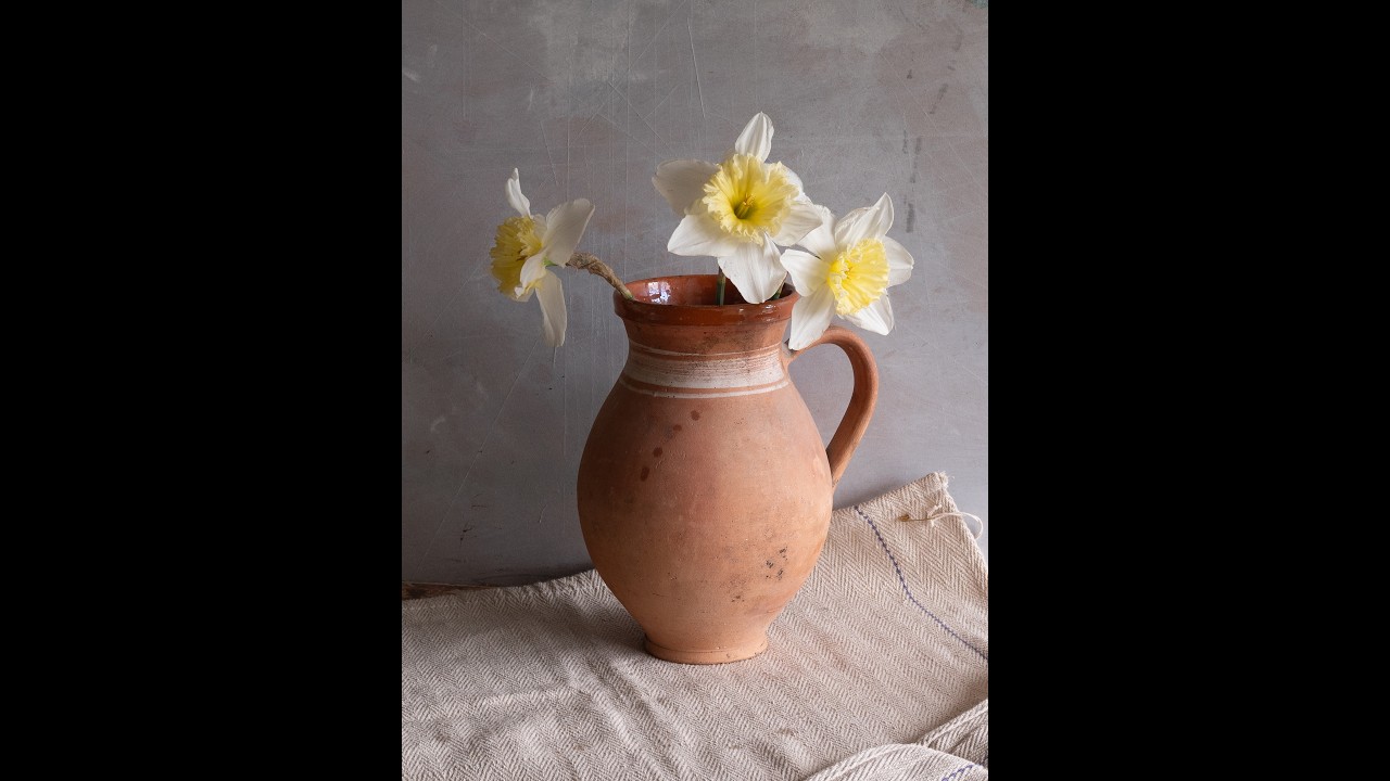White Daffodils: Live Oil Painting Session