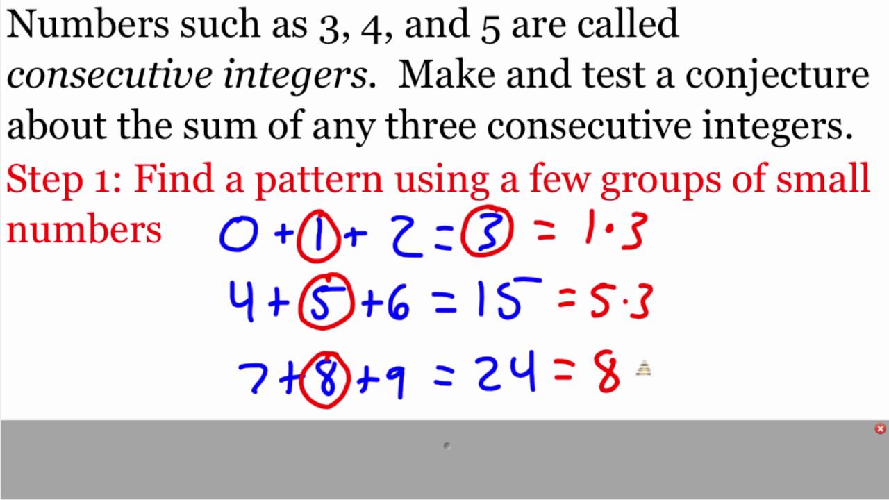 Geometry 2.1: Use Inductive Reasoning