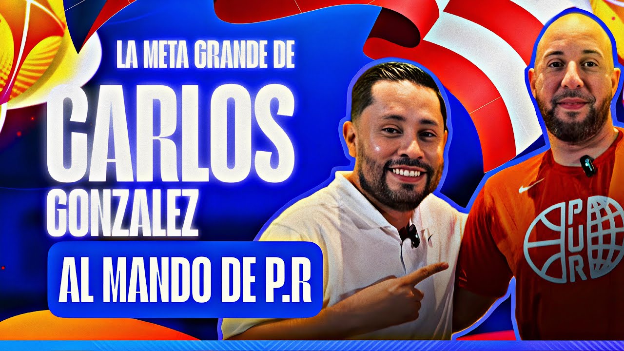 Conozca la gran meta que tiene Carlos González al mando de Puerto Rico