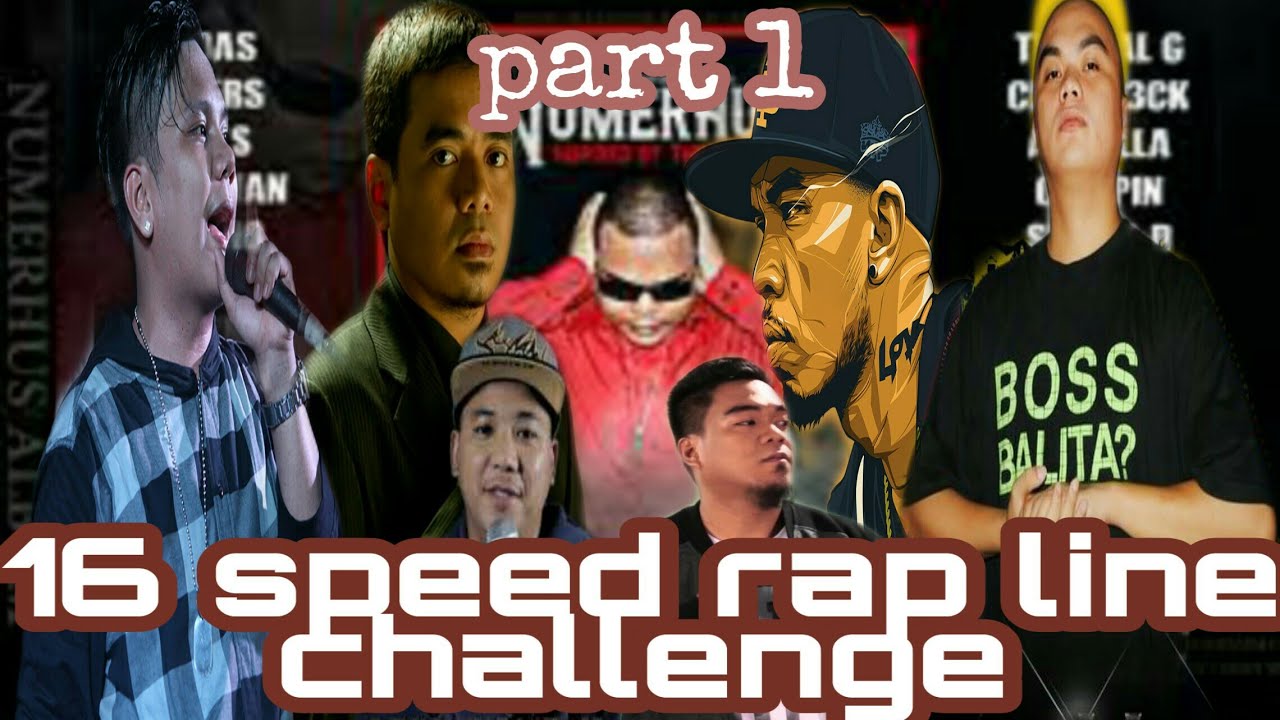 16 speed rap lines challenge compilation pt1