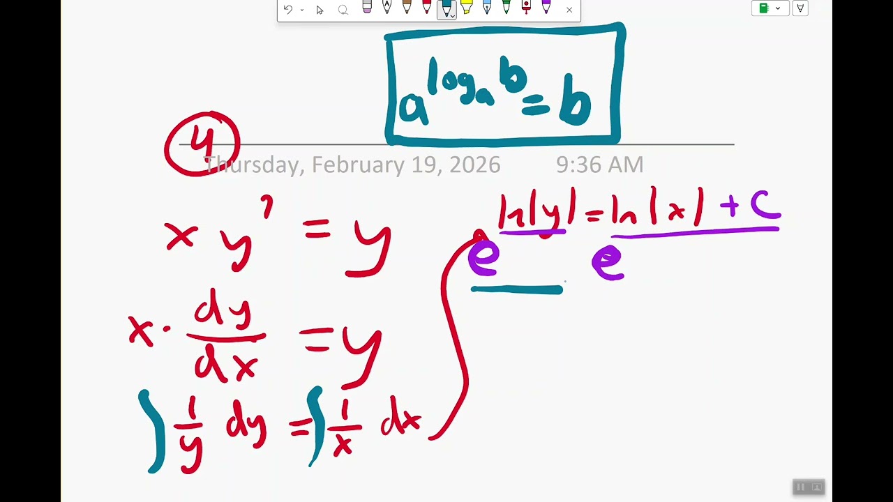 CalAB - Separation of Variables Notes - #4
