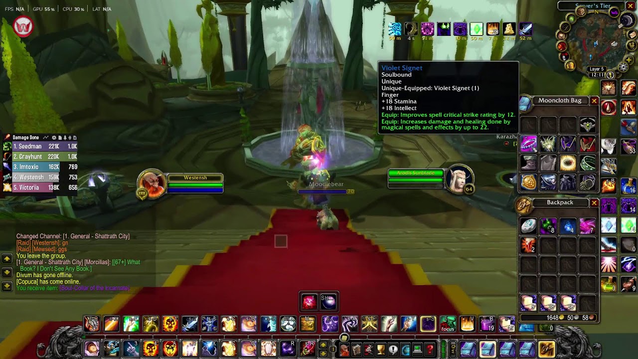 Első KARA PUG raid Shadow pappal! TBC