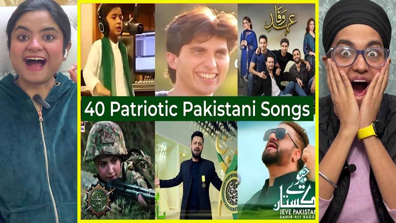 Indian Reacts to 40 Best Patriotic Pakistani Songs