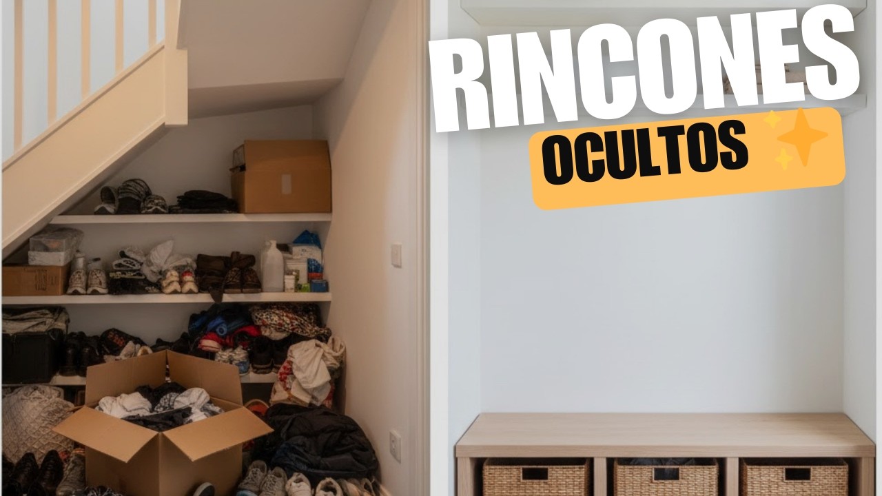 Estás DESPERDICIANDO tu casa: 23 soluciones para rincones que ignoras 🏠✨