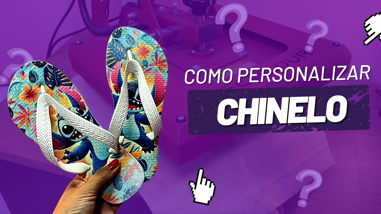 Tutorial: Passo a passo de como personalizar Chinelo na Sublimação