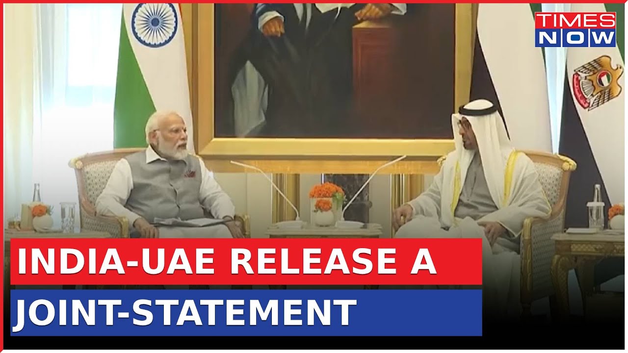 India-UAE Release A Joint-Statement, Discuss Strategic Partnerships | PM Modi In UAE | World News