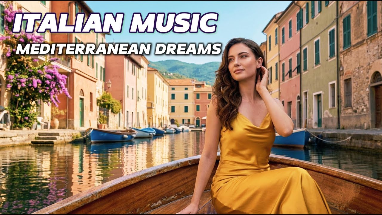 🎶 Italian Vibes & Mediterranean Music 🎶 2+ Hours Scenic Amalfi Coast & Lake Como Relaxation