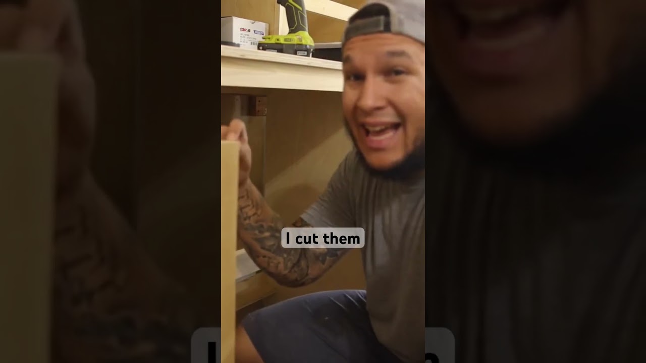 How to install drawer slides! #woodworking #cabinetmaker #cabinetmaker #drawerslide