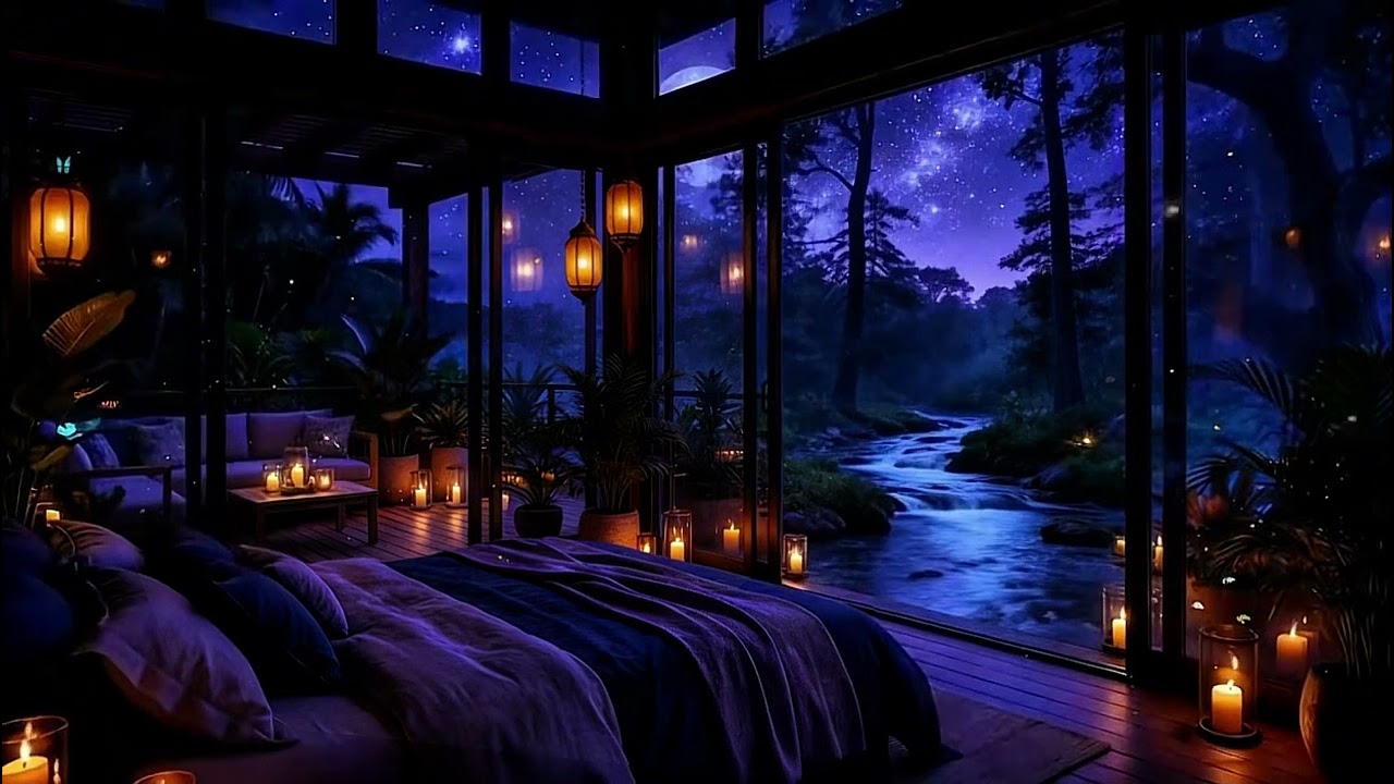 Fall Asleep in 3 Minutes (No Ads) • Forest Sounds & Piano, Stress Relief & Deep Relaxation