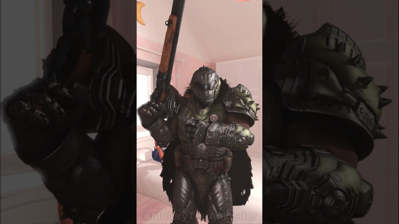 Думгай поёт колыбельную для Миты // Doom X Miside Анимация #animation #memes #doom #miside