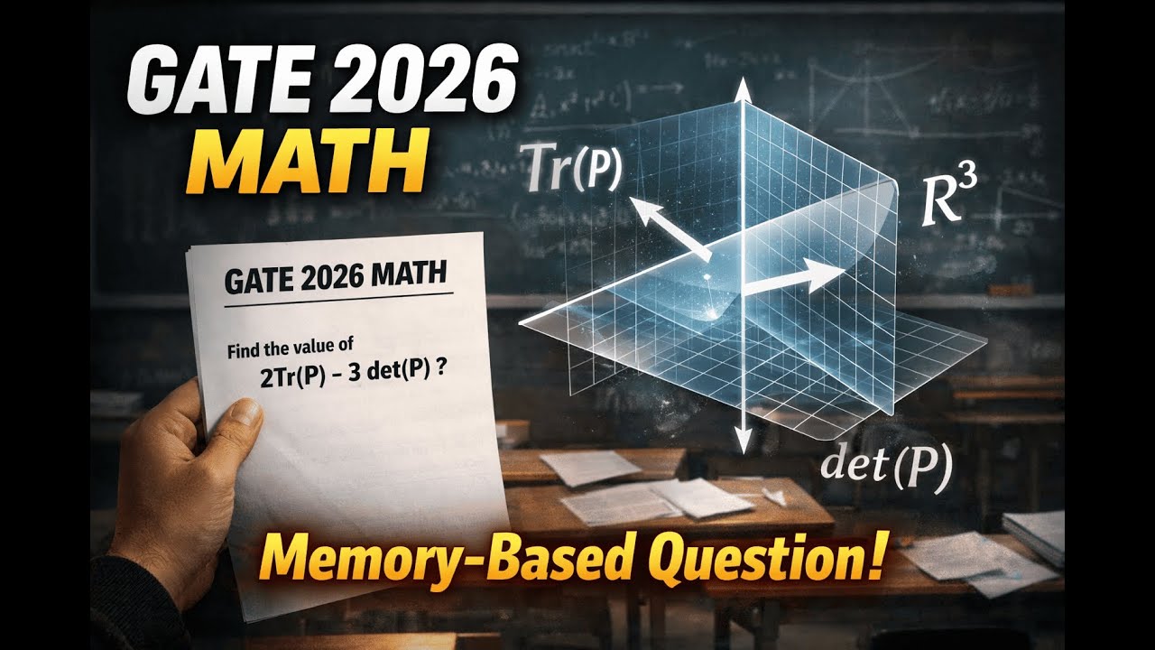 GATE MATH 2026 MEMORY BASED QUESTION