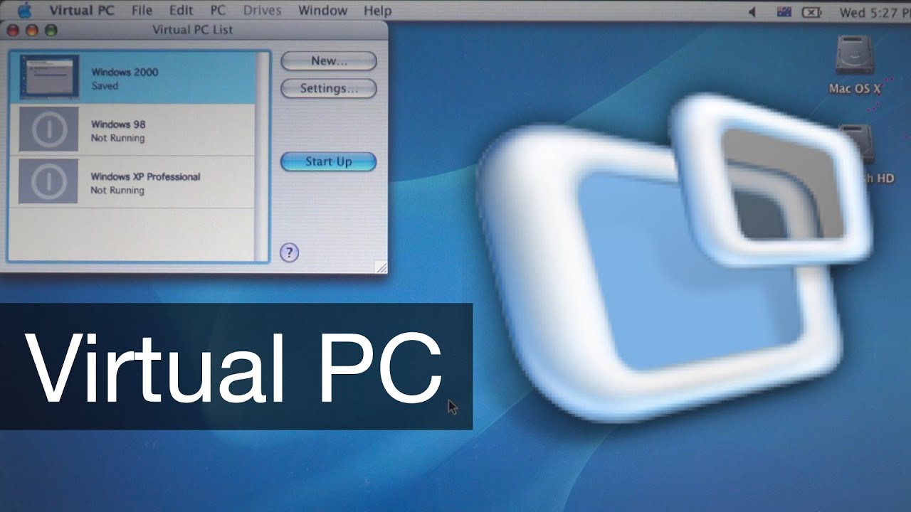 Демонстрация Virtual PC 7 для Mac!