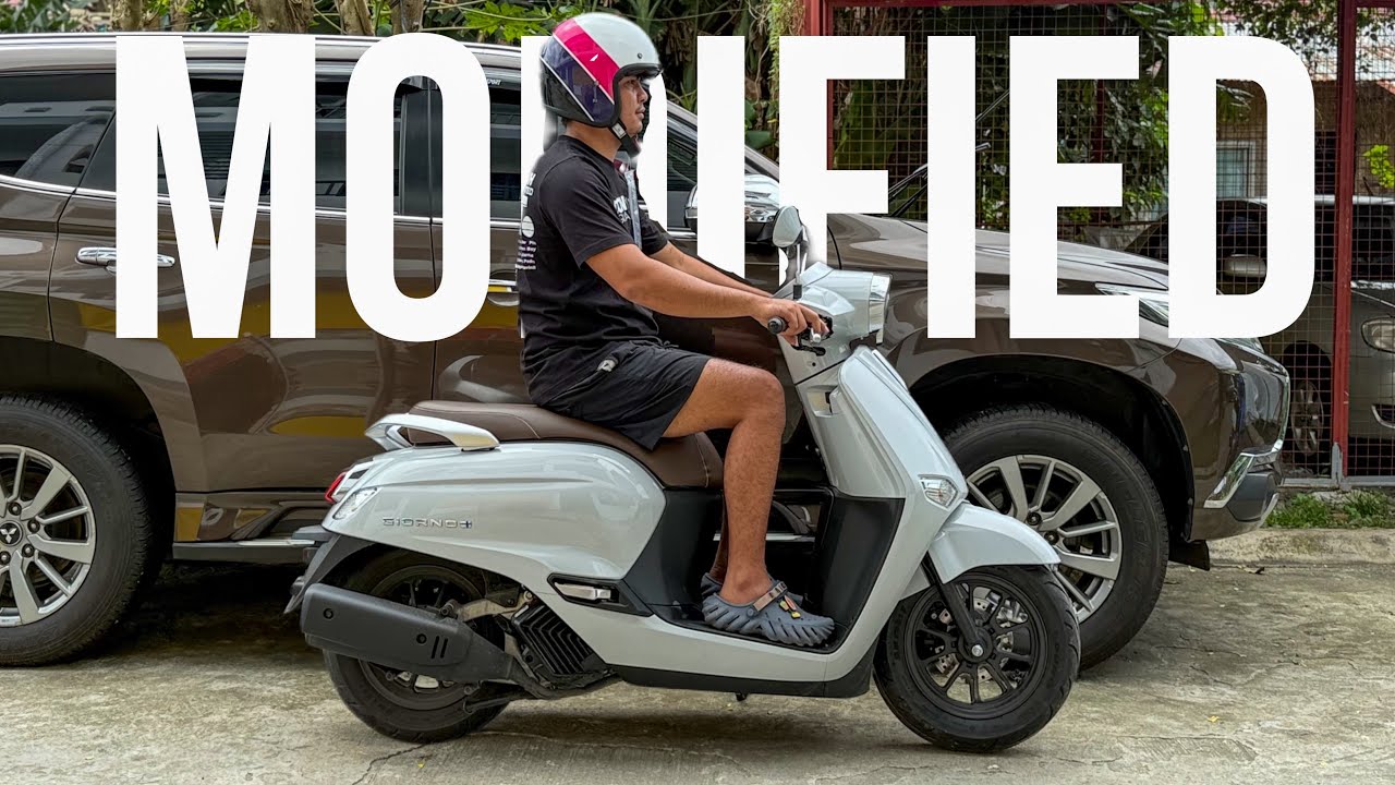 CHEAP MODIFICATION GIORNO+ 125 | BELL CUSTOM 500 REVIEW