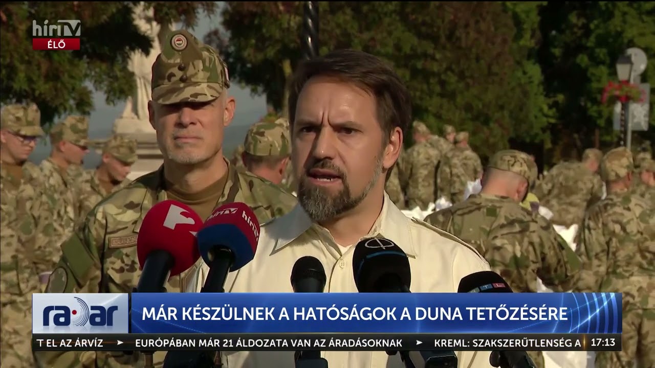 RADAR - MÁR KÉSZÜLNEK A HATÓSÁGOK A DUNA TETŐZÉSÉRE - HÍR TV