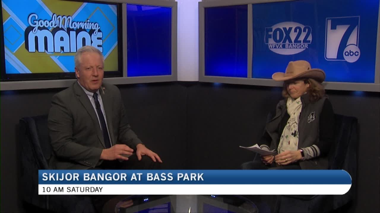 Hilary Lamkin talks about second skijor competition to be held in Bangor.