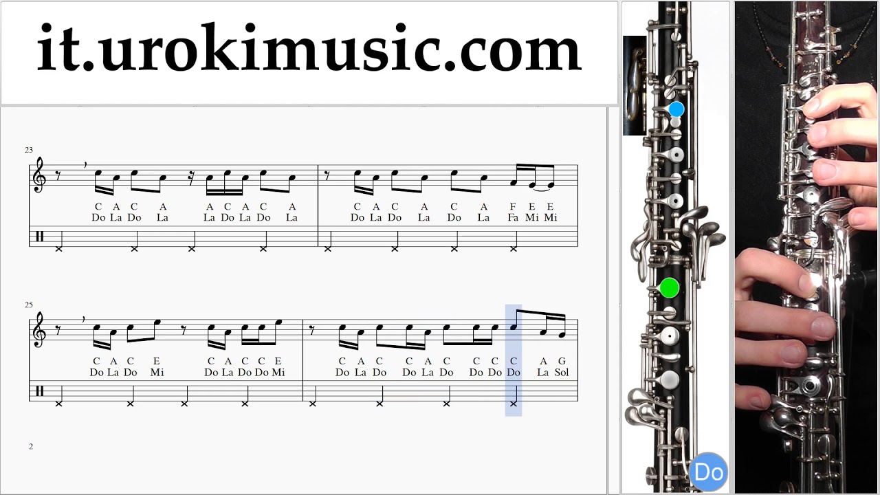 Lezioni di Oboe Imagine Dragons - Thunder Tutorial Spartito um-i276