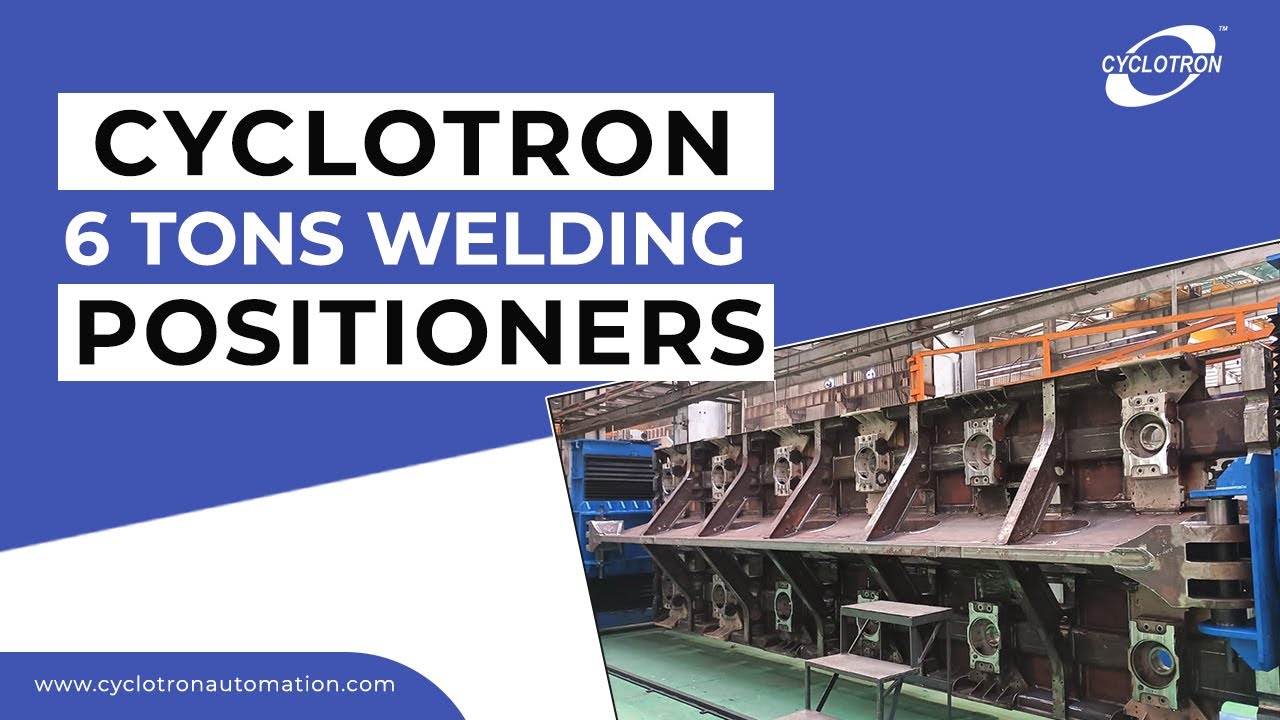 6000 Kgs Headstock Tailstock Welding Positioner | Rotary welding positioner | Cyclotron