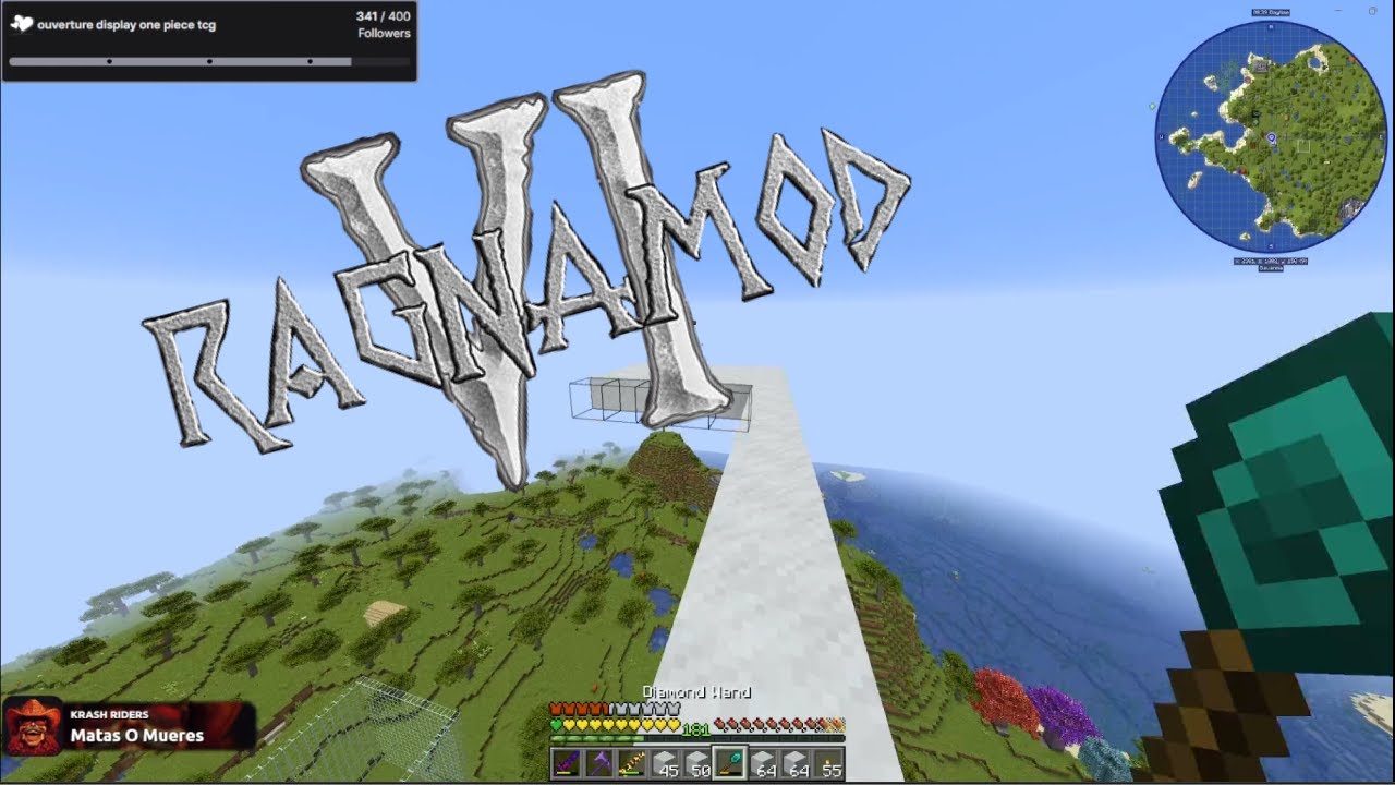 RAGNAMOD VI EN STREAM 🔥 Progression Minecraft moddé  #2 | Rediffusion