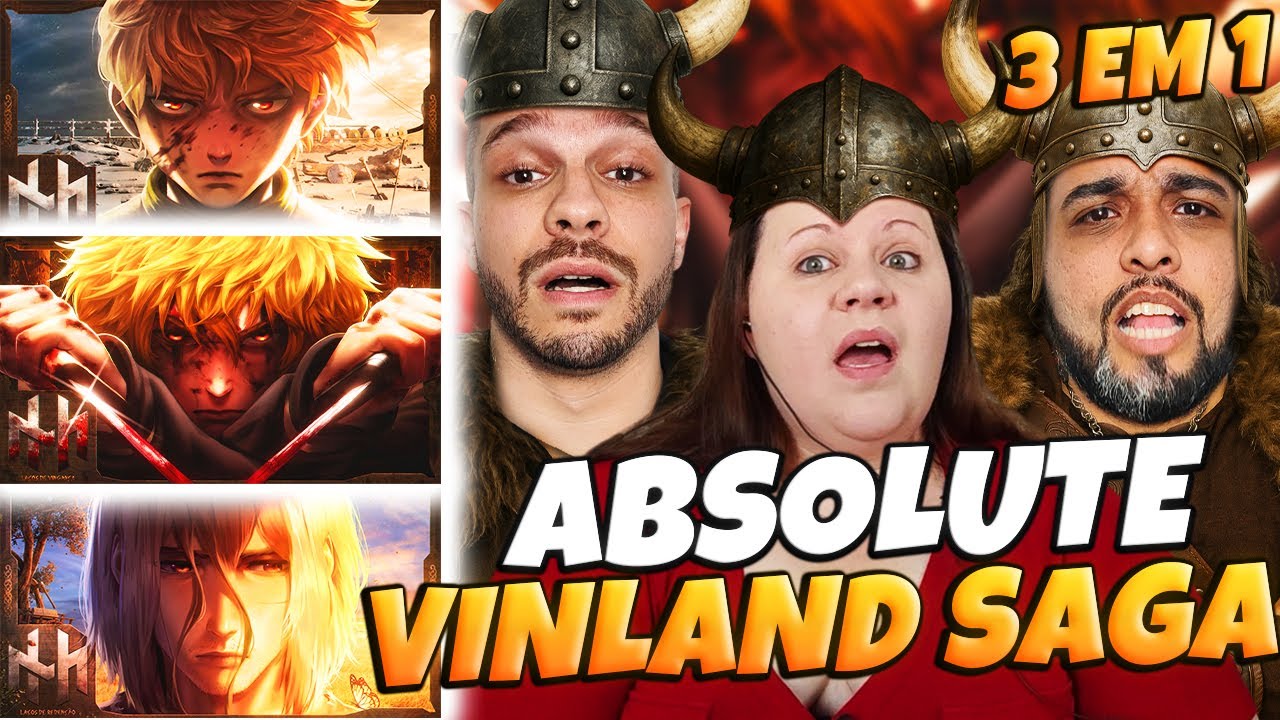 3 EM 1 VINLAND SAGA Thorfinn| HENRIQUE MENDONÇA Laços de Sangue + Vingança + Redenção |FAMILY REACTS