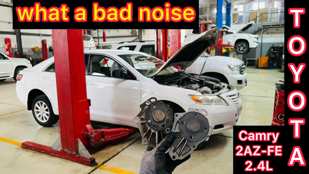 Water Pump Replacement on Toyota Camry 2.4L 2AZ Engine