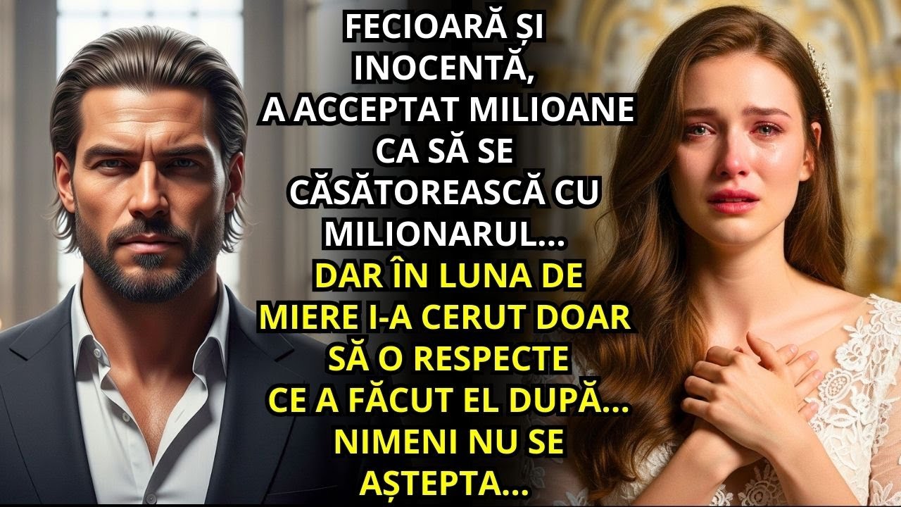 FECIOARĂ ȘI NEVINOVATĂ, A ACCEPTAT O CĂSĂTORIE FORȚATĂ ȘI A PRIMIT MILIOANE DE LA MILIONAR.