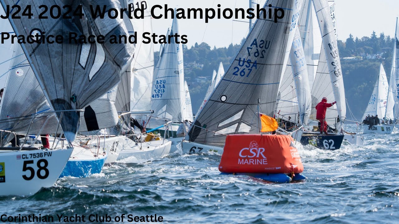J24 2024 World Championship Practice Race and Starts