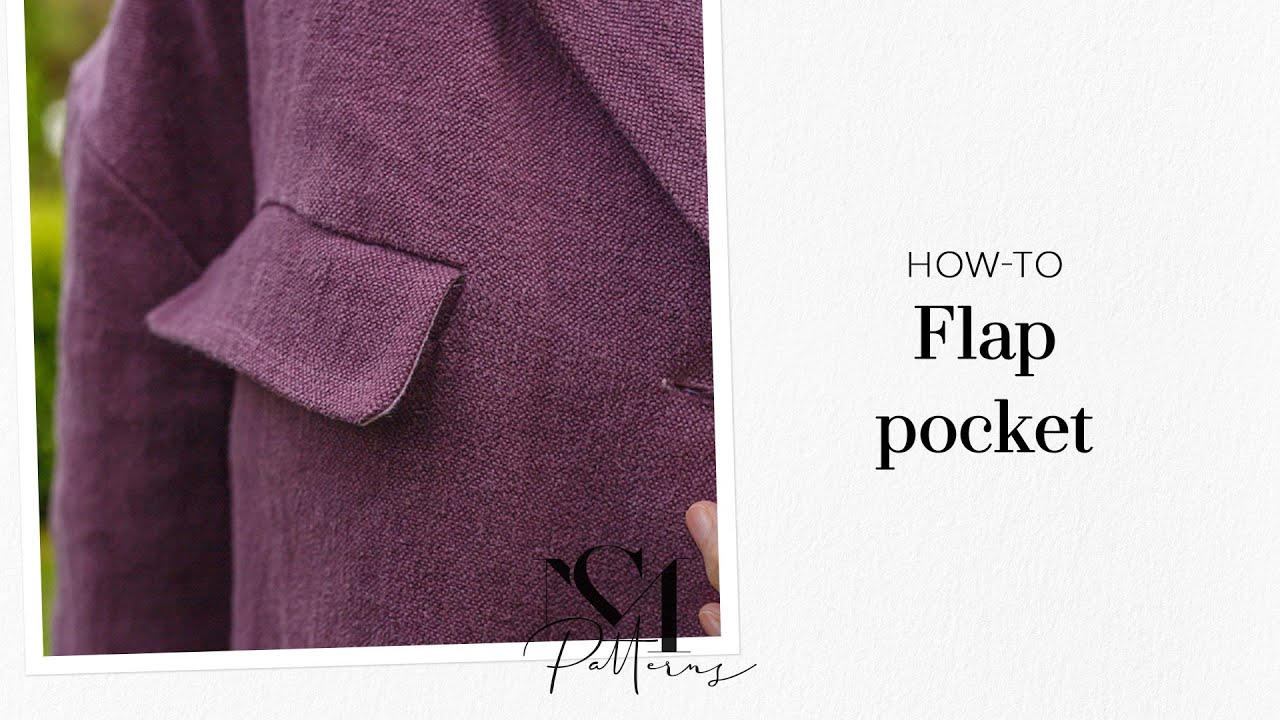 How to sew a flap pocket – sisterMAG Patterns